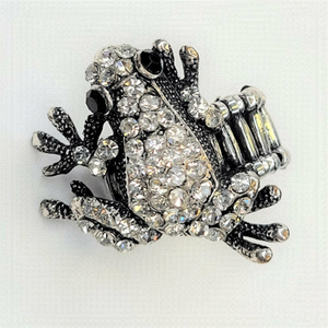 RHINESTONE Frog Stretch Ring